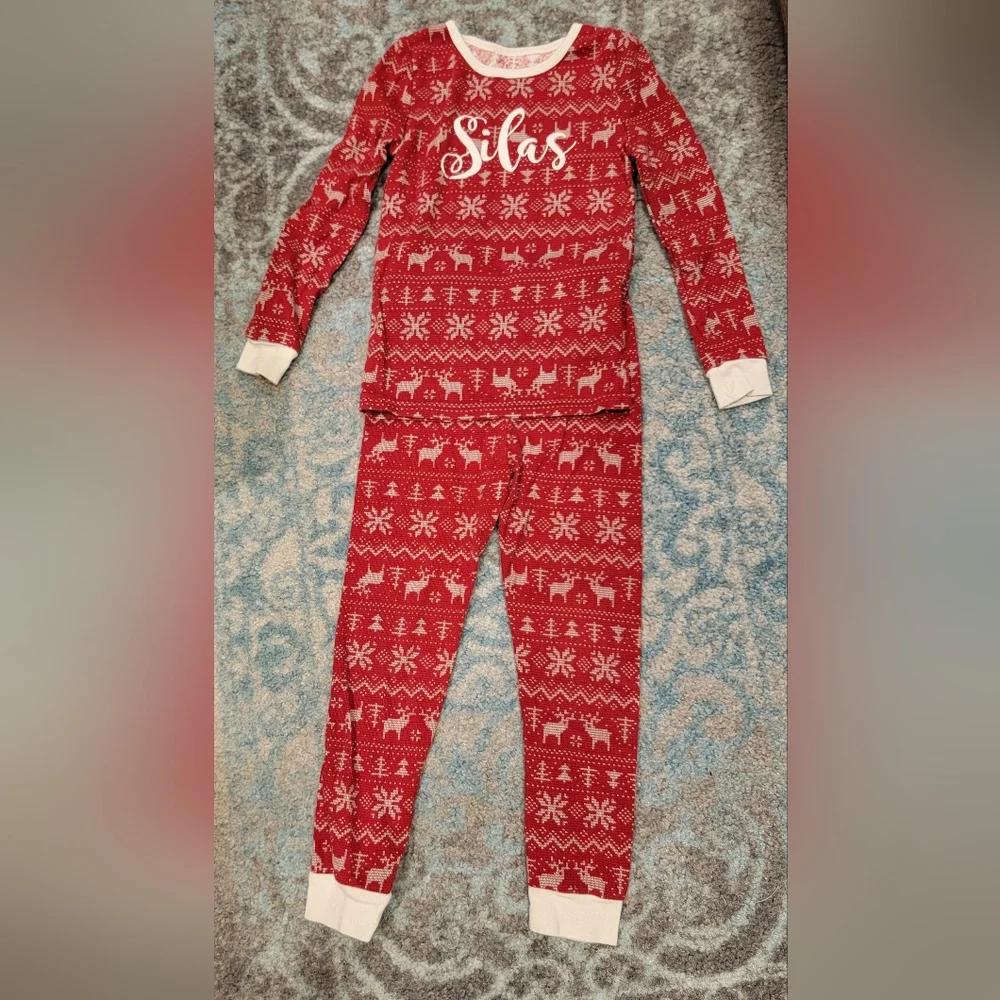 Boys 5T Pajamas SILAS Winter/Christmas - Picture 1 of 4